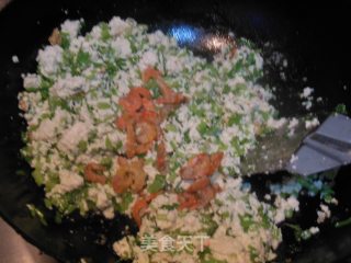 茼蒿虾仁小豆腐的做法步骤：10
