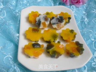三色蒸蛋的做法步骤：7