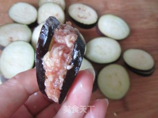 香煎茄盒的做法步骤：4