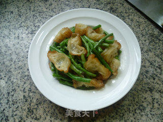 油条炒带豆的做法步骤：12