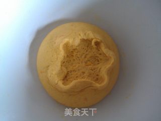 南瓜花篮豆沙卷的做法步骤：5