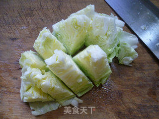 毛豆炒包心菜的做法步骤：4