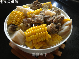 玉米莲藕排骨汤——炎热季的福音的做法步骤：5