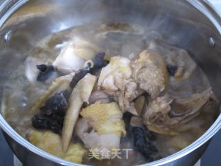 黑木耳炖土鸡的做法步骤：12