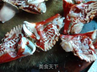 辣炒螃蟹脚的做法步骤：2