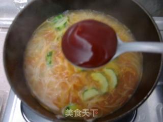 鲜虾番茄米粉的做法步骤：10
