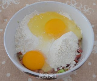 彩蔬鸡蛋饼的做法步骤：4