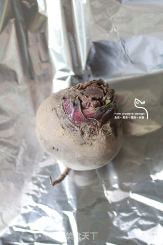夏日特供——红菜头荷叶饭的做法步骤：3