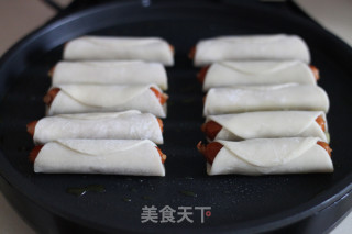 脆皮肠煎饺的做法步骤：3