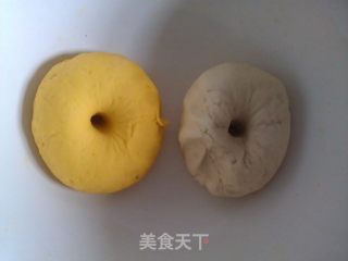 可爱版双色南瓜卷的做法步骤：9