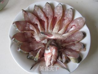 开屏武昌鱼的做法步骤：4