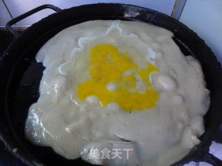 香菜鸡蛋饼的做法步骤：5