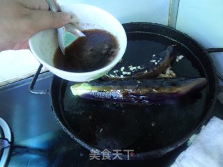 香煎茄子的做法步骤：6
