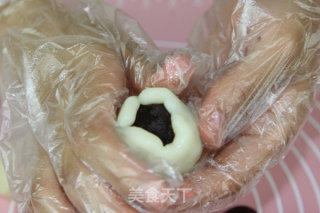 美食不分界——冰皮月饼象棋大战的做法步骤：14