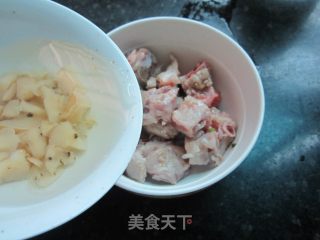 天麻蒸排骨的做法步骤：4