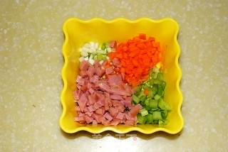 海鲜蛋炒饭的做法步骤：6