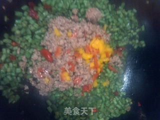肉末豆角的做法步骤：6