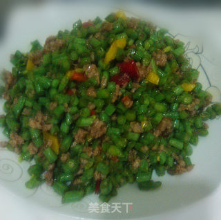 肉末豆角的做法步骤：7