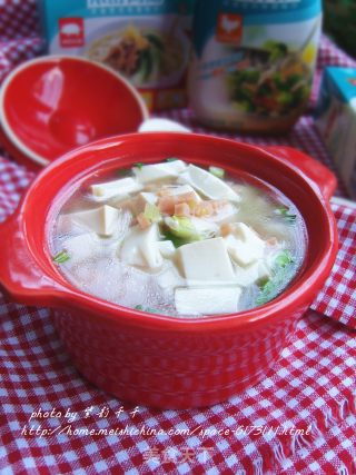 芹菜豆腐汤的做法步骤：11