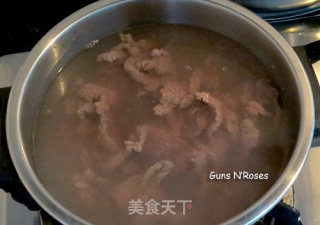 酸汤牛柳的做法步骤：10