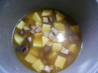 酱肉土豆大米饭的做法步骤：12