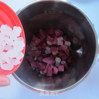 紫薯银耳露的做法步骤：6