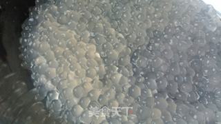 超简单的微波西米奶茶露的做法步骤：4