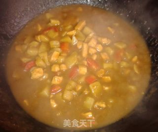 咖喱鸡肉饭的做法步骤：8