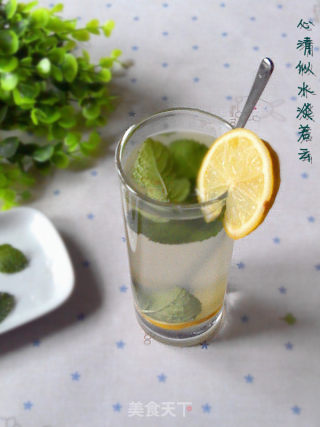 轻轻松松过夏天，薄荷之夏----------------柠檬薄荷凉茶的做法步骤：6