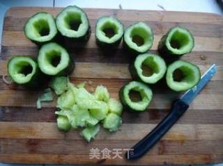 黄瓜酿肉的做法步骤：4