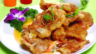 锅包肉（正宗东北做法-色泽鲜艳、香酥甜脆）的做法步骤：9