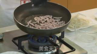 金针菇肉丝的做法步骤：3