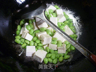 毛豆烧豆腐的做法步骤：5