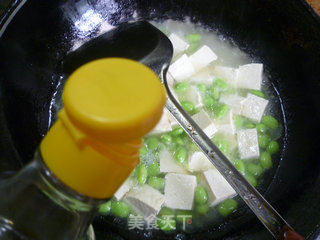 毛豆烧豆腐的做法步骤：7