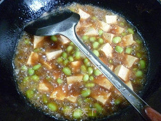 毛豆烧豆腐的做法步骤：11