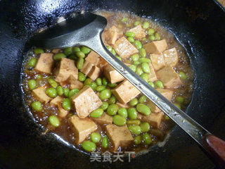 毛豆烧豆腐的做法步骤：12