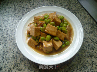 毛豆烧豆腐的做法步骤：13
