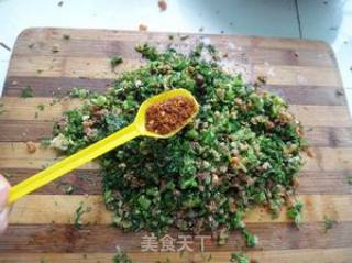 茴香剁腊肠的做法步骤：6