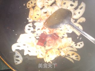 清炒南乳藕片的做法步骤：6
