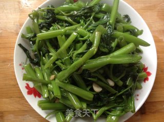 清炒空心菜的做法步骤：5