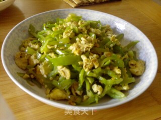 辣椒炒蛋的做法步骤：5