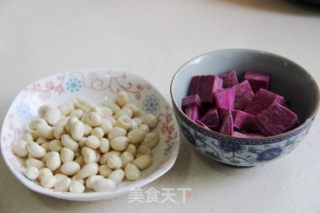 紫薯花生西米露的做法步骤：2