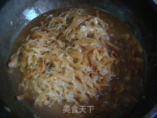 酸菜肉丝粉条的做法步骤：10