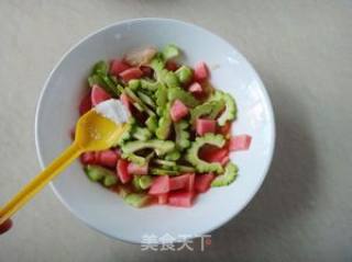 泡菜浸苦瓜的做法步骤：7