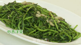 炒西洋菜的做法步骤：5
