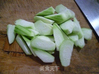 咸菜丝瓜汤的做法步骤：3