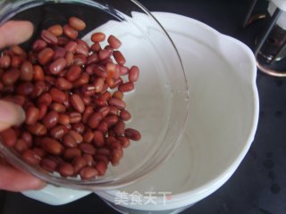 【营养豆奶】——桂圆枸杞红豆豆奶的做法步骤：2
