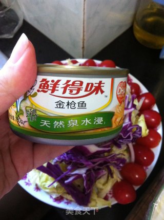 金枪鱼土豆泥生菜沙拉-自己在家也能做出大牌沙拉的味道-的做法步骤：5