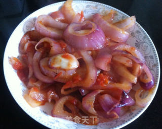 【番茄洋葱圈】酸甜中带着洋葱的微微辣的做法步骤：4