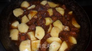酱焖土豆牛肉的做法步骤：6